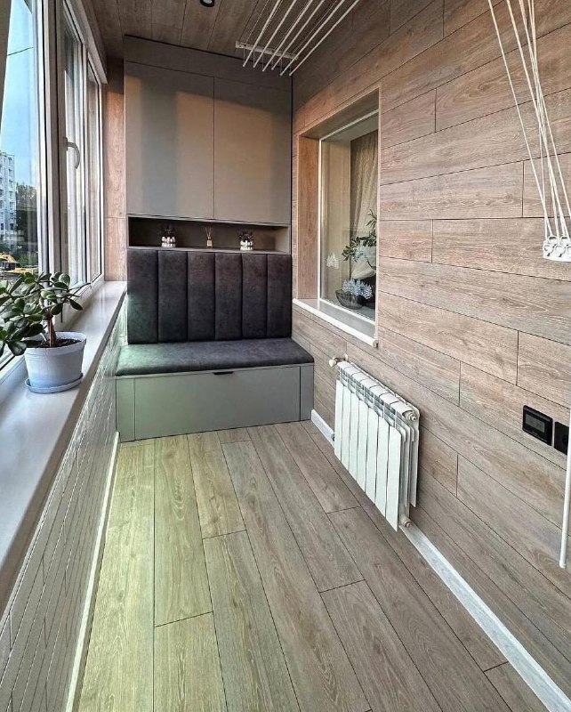 Балкон после ремонта | Идеи дизайна - изображение 5 - балкон, после, ремонта