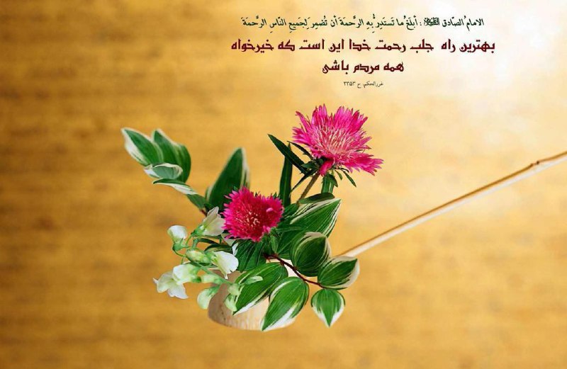 آیَتُ الله مُجْتَهِدےٖ تِهْرَانےٖ(ره): امام علی(علیه السلام) : بهترین راه جلب رحمت خدا این است که ، خیر خواه همه مردم باشی . غررالحکم ح 3353 https://t.me/Amojt