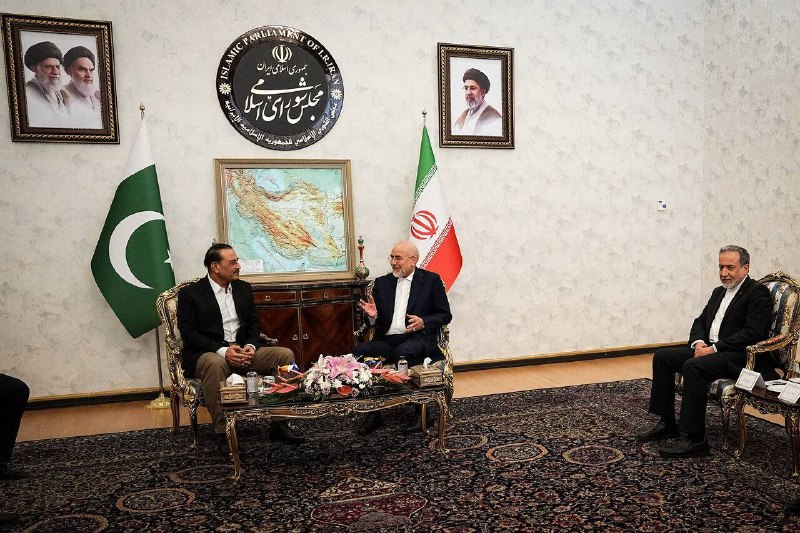 کانال خبری افکارنیوز: دیدار عاصم منیر با قالیباف 🔺فیلد مارشال عاصم منیر، فرمانده ارتش پاکستان، عصر امروز با دکتر محمدباقر قالیباف، رئیس مجلس ش