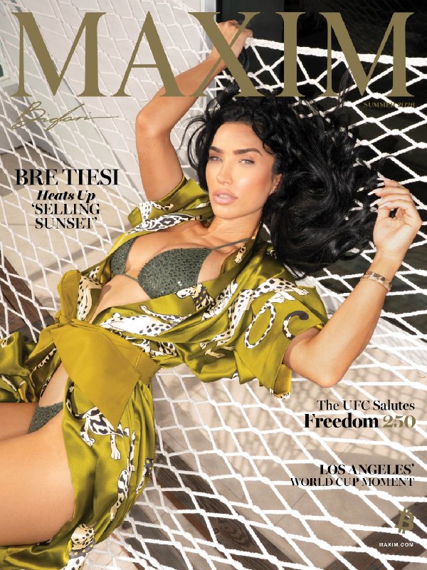 Celebrity Photos: BRE TIESI on the Cover of Maxim Magazine, Summer 2026