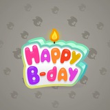 B-Day Candle #216