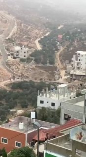 עשרות מתנחלים מסתערים על הכפר עיראק בורין שמדרום לשכם