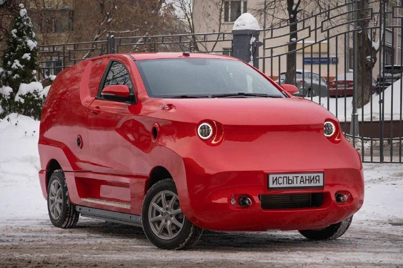 Российский «Автотор» представил свой первый электромобиль Amber. 1