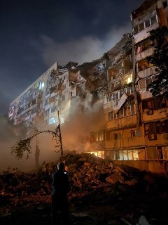 В результате удара по Киеву погибли девять человек, 46 пострадали, среди них пятеро детей, сообщил глава городской администрации.