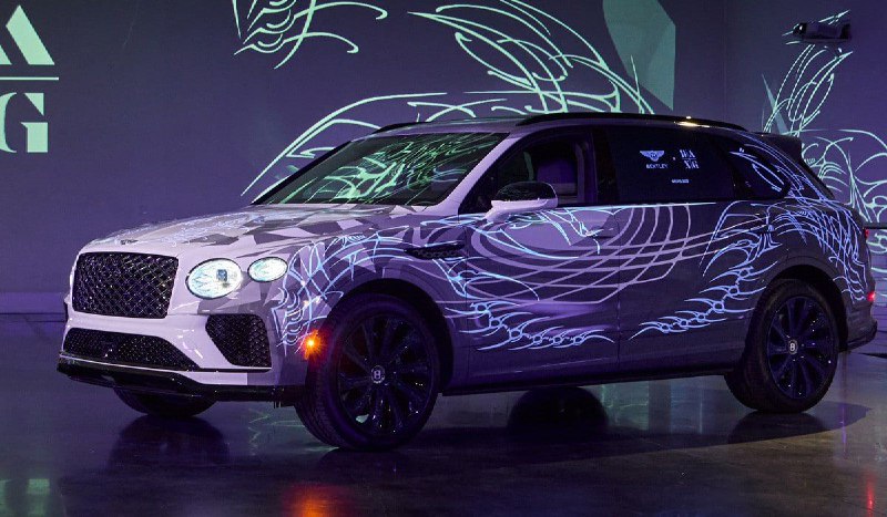 Bentley предложит покрытие кузова, видимое под ультрафиолетом 2