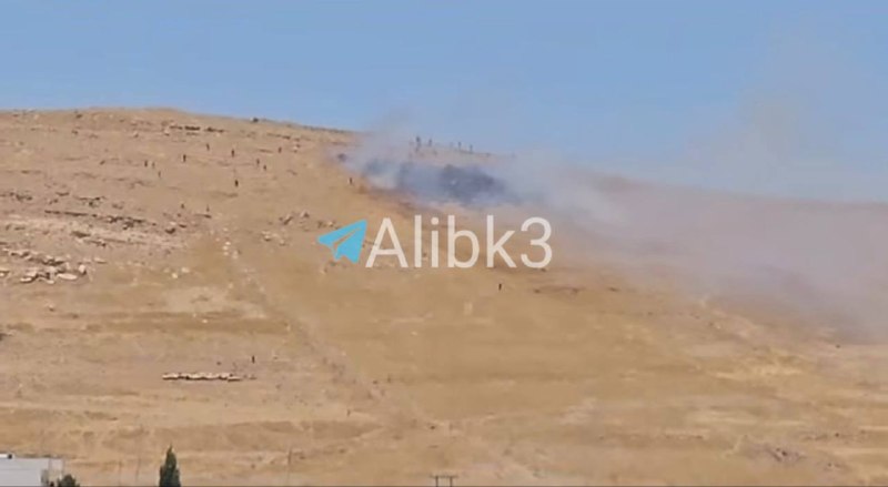 עקבות של מזל"ט יירוט בירדן לאחרונה באזור טאפילה