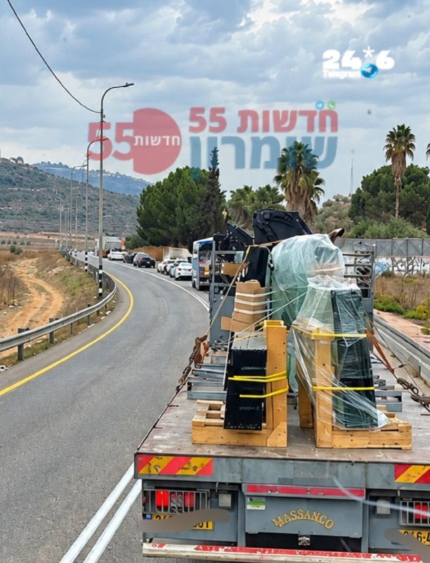 🇮🇱 כביש 60: בכפר לובאן בין רחלים לעלי תאונת דרכים, עומסים בשני הכיוונים.