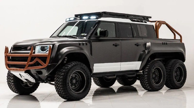 Ателье Apocalypse Manufacturing превратило Land Rover Defender в шестиколесный п