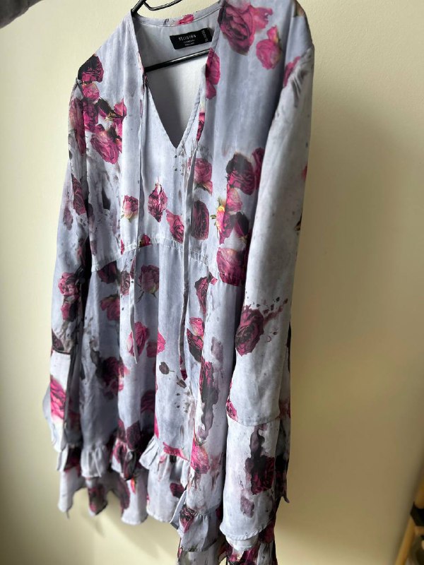 🥀красивое летящее платье, бренд Religion, на 42-44 сидит как оверсайз, но есть кулиска на талии, мо — фото 1