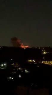 שריפות בבית יאחון שבלבנון בעקבות פעולת פיצוץ של צה"ל