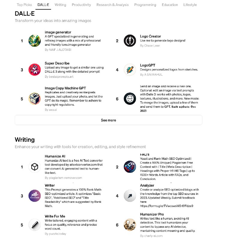 🚀 Open AI GPT Store 正式推出，开启你的自定义ChatGPT时代到来🛍️ 1月10 号注定将成为历史性的一天