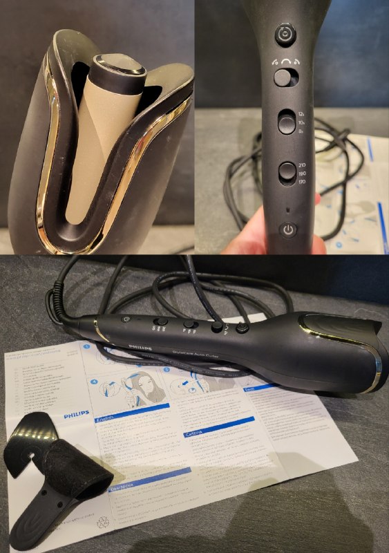 ​​1. Автоматическая плойка Philips StyleCare Auto Curler (BHB876) — фото 1
