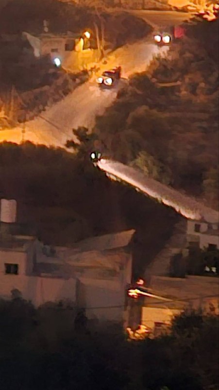 תיעוד מפשיטת צה"ל על העיירה בלעא, מזרחית לטולכרם