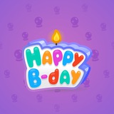 B-Day Candle #96