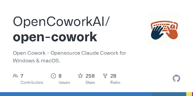 GitHub - OpenCoworkAI/open-cowork: Open Cowork - Opensource Claude Cowork for Windows & macOS.