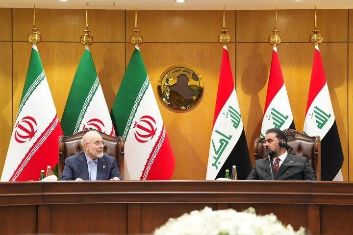 سردشت روداو: الحلبوسی خواستار «ملاحظات ویژه» برای صادرات نفت عراق از تنگه هرمز شد🔹رئیس پارلمان عراق در دیدار با قالیباف در بغداد، از