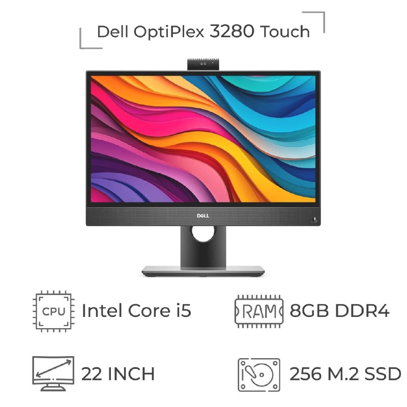 جهان بازار: 🔥 آل این وان لمسی Dell OptiPlex 3280 🔥یه سیستم جمعوجور و حرفهای برای کسایی که قدرت، ظاهر مرتب و کمجا بودن رو با هم می