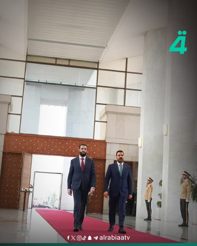 صور.. وصول الزيدي إلى دمشق واستقباله من قبل أحمد الشرع