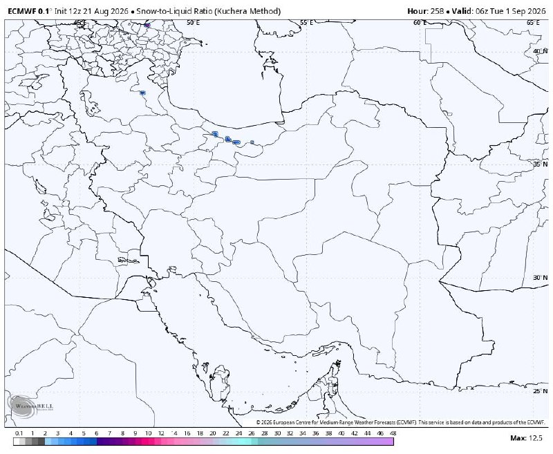 اخبار فوری تهران🔖: احتمال آغاز برف در ارتفاعات نوار شمالی کشور !🔹 با آغاز شهریور ماه ، موج های شمالی کاهش دماهای بیشتری با خود همراه داشته