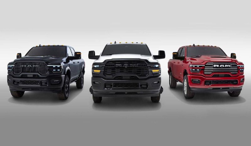 Ram показал изображения обновленного пикапа Ram 2500 и Ram 3500Обновленное семей