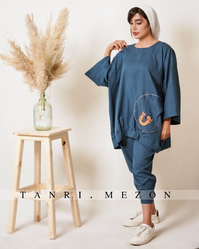 پوشاک لیدل: ست بلوز شلوار دخترانه/زنانه گلدوزی طرح گربه سگ 🤩جنس نخیفری سایزقیمت ست 950ست بلوز شلوار دخترانه/زنانه گلدوزی طرح گربه سگ
