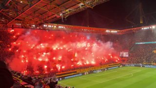 🚨🇩🇪 האווירה של בורוסיה דורטמונד למשחק DFB Pokal מול ורדר ברמן. 😮🧨