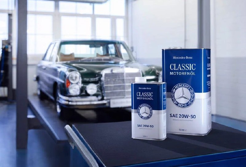 Mercedes выпустил масло для олдтаймеров 3