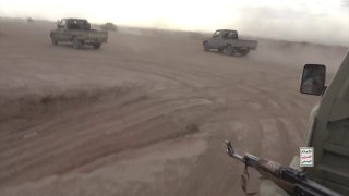 ממרחק קרוב... סצנות מהעימות הישיר עם גיוסי האויב הסעודי מזרחית לאלג'וף.