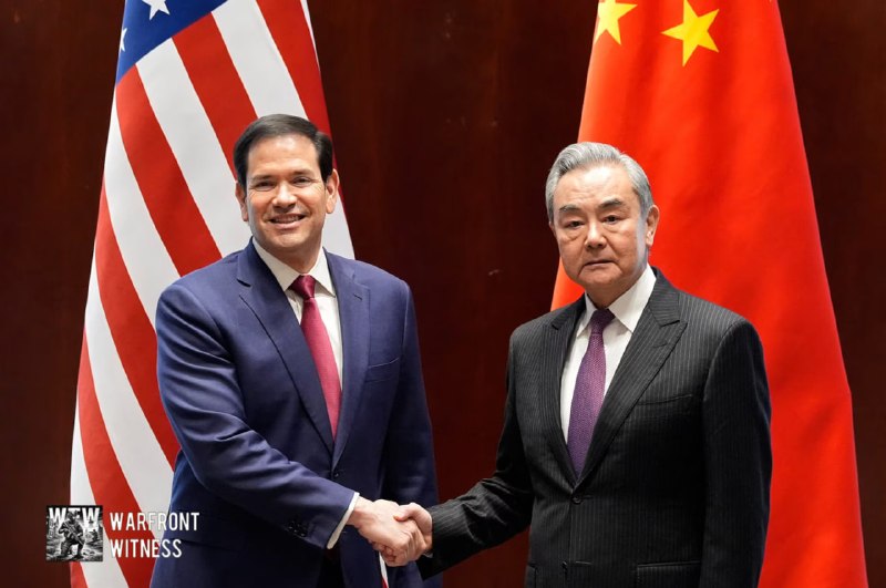 ️🇺🇸🇨🇳 הפגישה בין שר החוץ האמריקני מרקו רוביו ושר החוץ הסיני וואנג יי מתנהלת בימים אלה בשולי פגישת שרי ה…