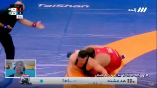 אבק "פרדין" במשקל הכבד בעולם פארדין הדיאטי ניצח 8-0 את סירליבאי מקזחסטן במשקל 130 ק"ג באליפות העולם בהיאבקו…