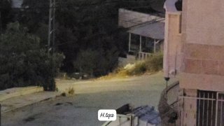 כוחות הכיבוש מסתערים על העיירה בית פג'אר, דרומית לבית לחם.