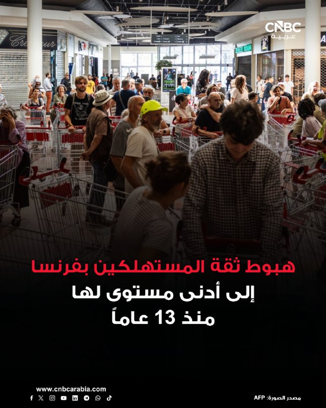 המכון הלאומי לסטטיסטיקה ומחקרים כלכליים בצרפת מדווח כי אמון הצרכנים היה עד להידרדרות ניכרת במהלך חודש אוקטו…