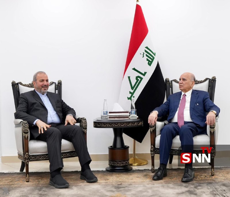 BourseNews | بورس نیوز: 📌 پیام مکتوب عراقچی به وزیر خارجه عراق🔹فؤاد حسین، وزیر امور خارجه عراق در دیدار با محمدکاظم آل‌صادق، سفیر جمهوری اسلامی 