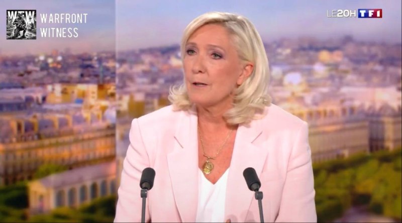 ️🇫🇷 מידע TF1: מרין לה פן בירכה על פסיקת בית המשפט לערעורים בצרפת, ואמרה שהוא החזיר את זכותו של העם הצרפתי…
