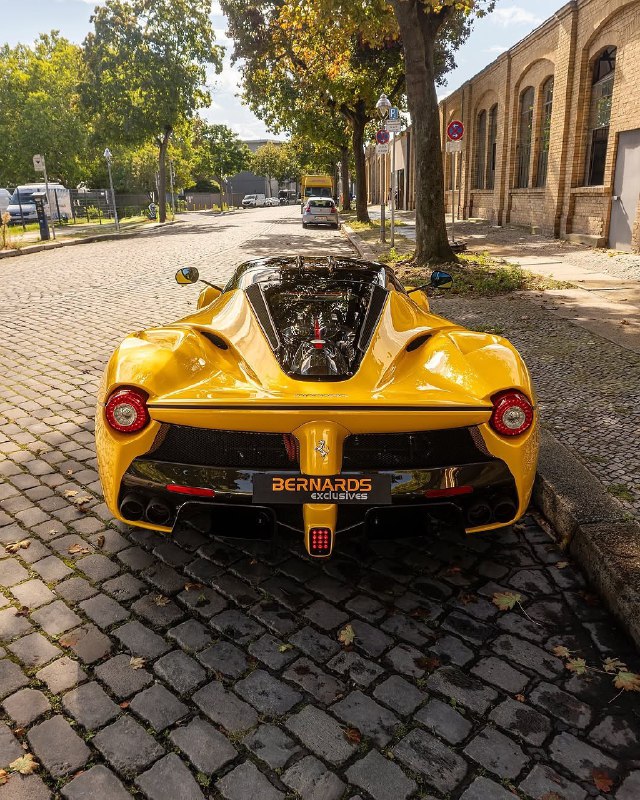 Yellow Ferrari LaFerrari 9