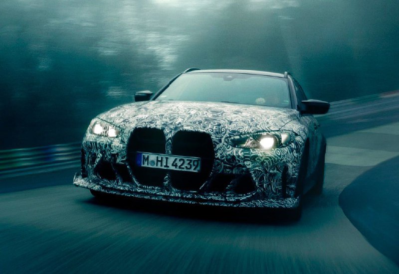 BMW тестирует спортивный универсал M3 Touring в версии CS 3