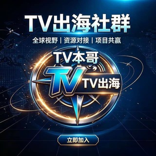 Telegram profile photo for TV出海-海外数据群