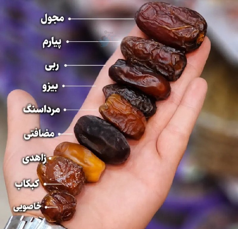 🌺 زن امروزی 🌺: انواع خرما: اینم سیو کنید به کارتون میاد.💞 @TodayW0man👸
