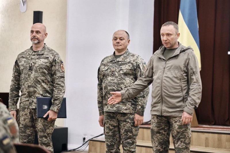 Ukraine’s Commander-in-Chief Mykhailo Drapatyi introduced Kostyantyn Humeniuk as the new commander of the Armed Forces Medical Forces.
