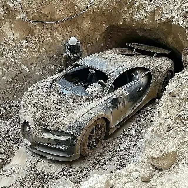 В пустыне Дубая были найдены несколько роскошных автомобилей, которые, как предп