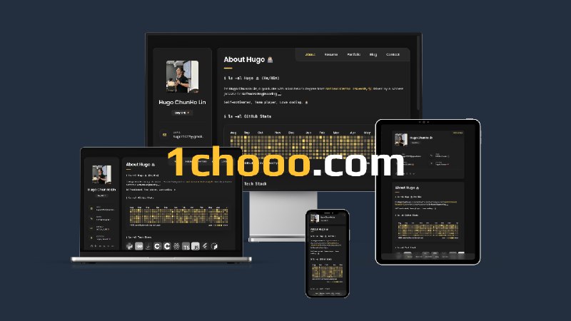 GitHub - 1chooo/portfolio: My portfolio and blog site built with React, Next.js, Tailwind CSS and TypeScript