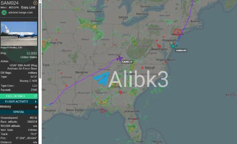 The US Secretary of War leaves Texas for Washington, DC.