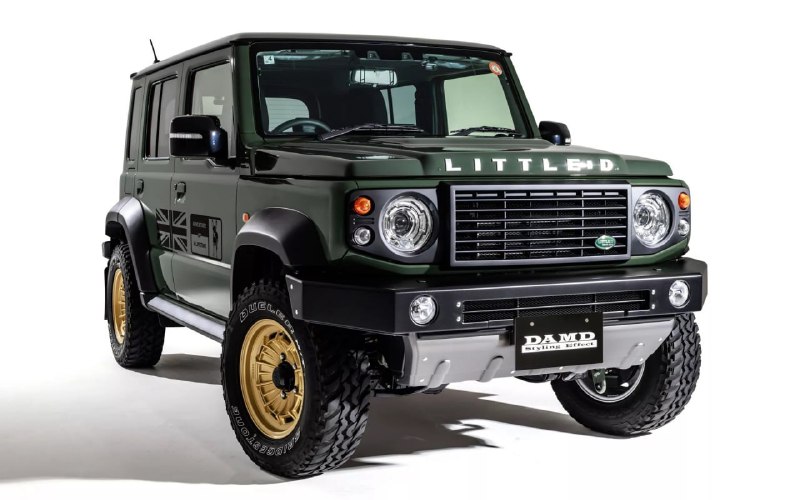 Suzuki Jimny стал клоном Defender, G-Class и Renault 5 2