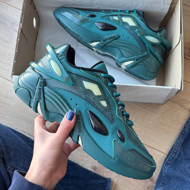 Adidas Adidas x Raf Simons Cylon-21 Green 📦, фото 3