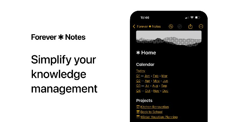 Forever ✱ Notes - A free framework for Apple Notes