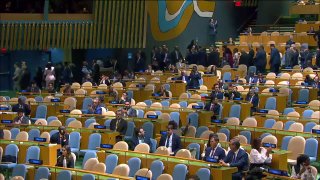 Many delegations are leaving the UN General Assembly hall as Netanyahu prepares to begin his speech at the UN.