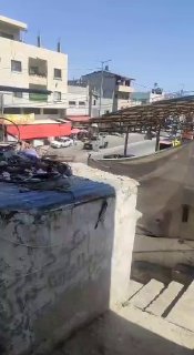 מעקב אחר הגעת רכבי כיבוש לרחוב ירושלים מזרחית לשכם.