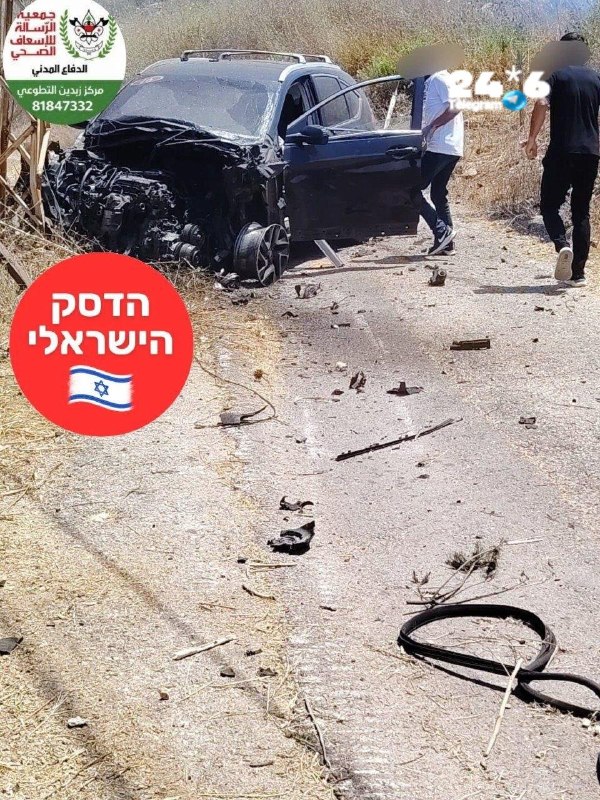 🇮🇱 לפני זמן קצר הותקף רכב בדרום לבנון.