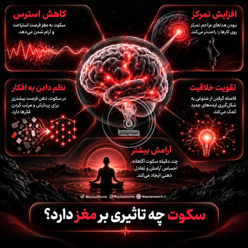 آخرین خبر مازندران: سکوت چه تاثیری بر مغز دارد؟#سلامت #پزشکی🔻در سایت ، تلگرام ، روبیکا ، بله ، ایتا ، سروش ، اینستاگرام آخرین خبر مازندران ه