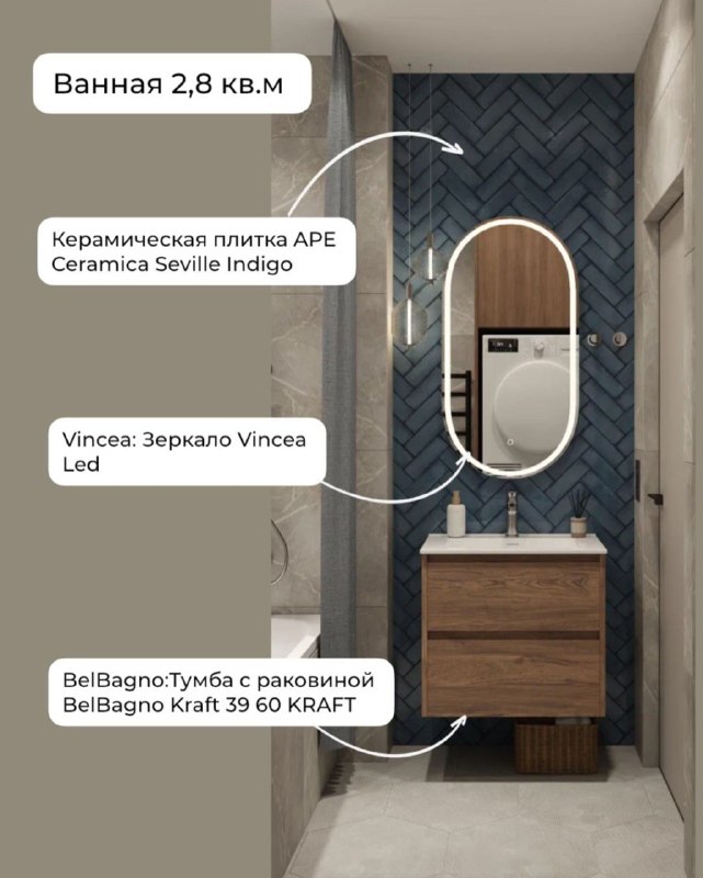 53 м для семьи из трёх человек Главная задача проекта сделать интерьер удобным для жизни и при этом не ждать мебель месяцами. Поэтому почти вся меб... - изображение 2 - проекта, мебель, интерьер